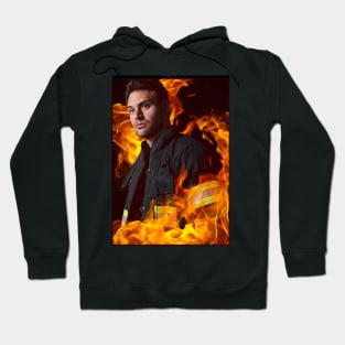 911 - Eddie Diaz - Flames Hoodie